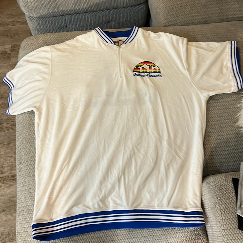 Denver Nuggets Hardwood Classics shirt, white , men’s 3xl